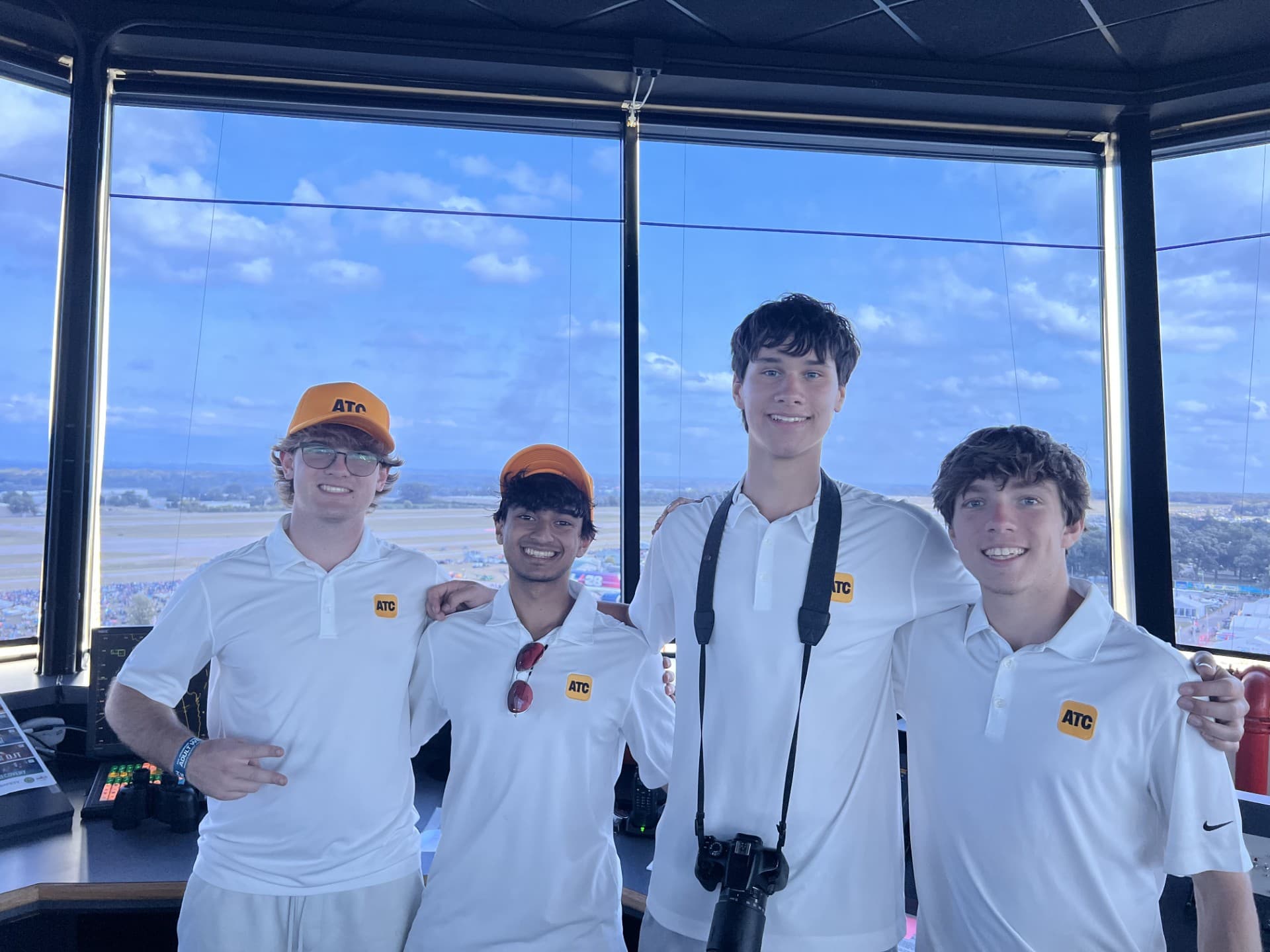 Team in an air traffic control tower